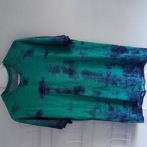 Lululemon Metal Vent Short Sleeve Shirt Marble Tie Dye Perforated Performance